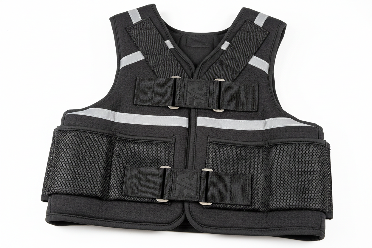 Close-up of vest features